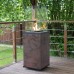 KRATKI Plynový ohřívač PATIO MINI sklo / slinutý křemen OXIDE MORO